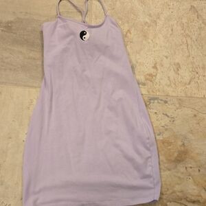 SO Lavender Mini Dress with Yin Yang Detail